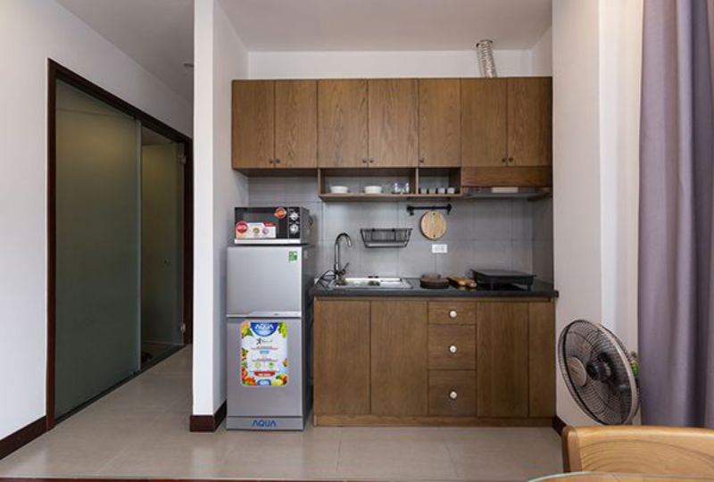 Bright serviced apartment for lease on Tan Dinh market District 1
