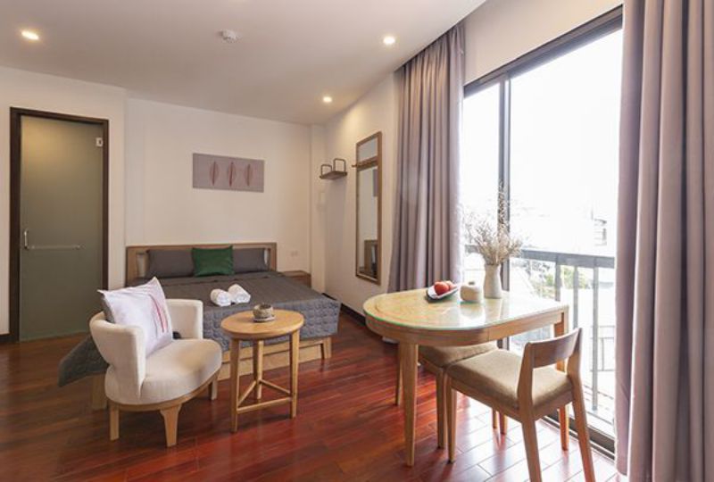 Thach Thi Thanh serviced apartment for lease in Tan Dinh district 1 HCMC