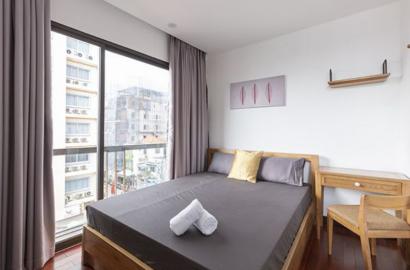 Cozy studio serviced apartment for rent near Le Van Tam park District 1