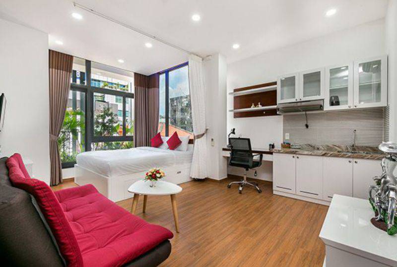 Fresh apartment for rent in Cao Thang street district 3 with fully serviced