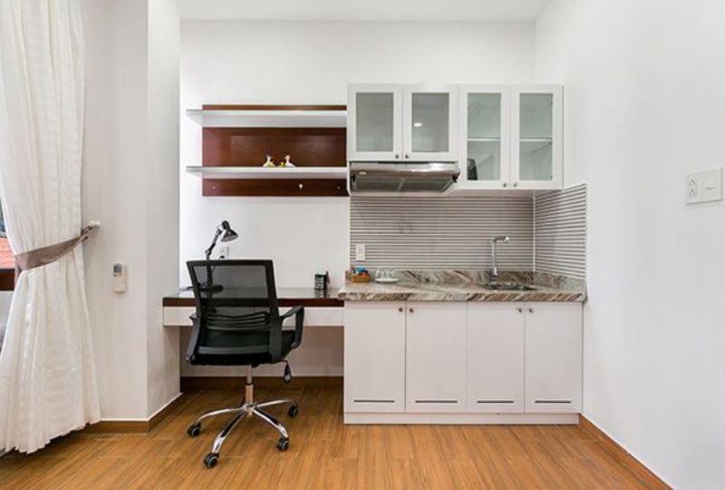 Fresh apartment for rent in Cao Thang street district 3 with fully serviced