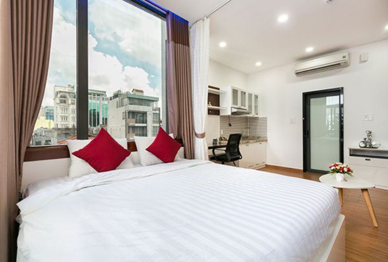 Fresh apartment for rent in Cao Thang street district 3 with fully serviced