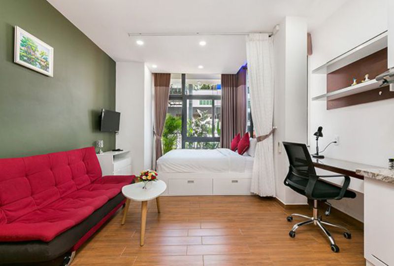 Fresh apartment for rent in Cao Thang street district 3 with fully serviced
