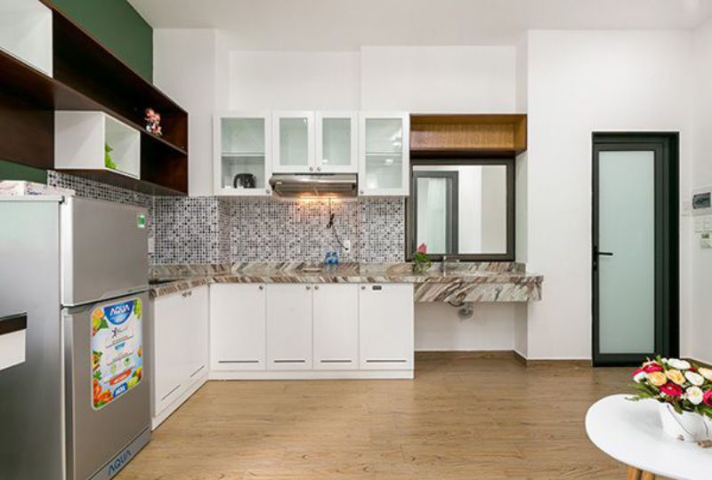Fresh apartment for rent in Cao Thang street district 3 with fully serviced