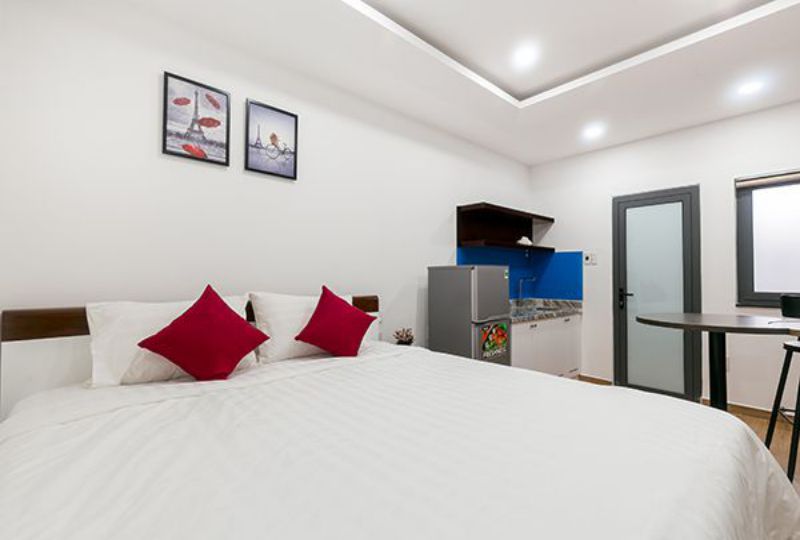 Studio serviced apartment for rent in Tan Binh district on Le Van Sy street