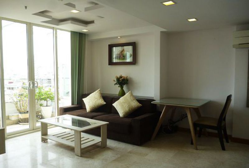 Bright serviced apartment for rent on Nam Ki Khoi Nghia street District 3