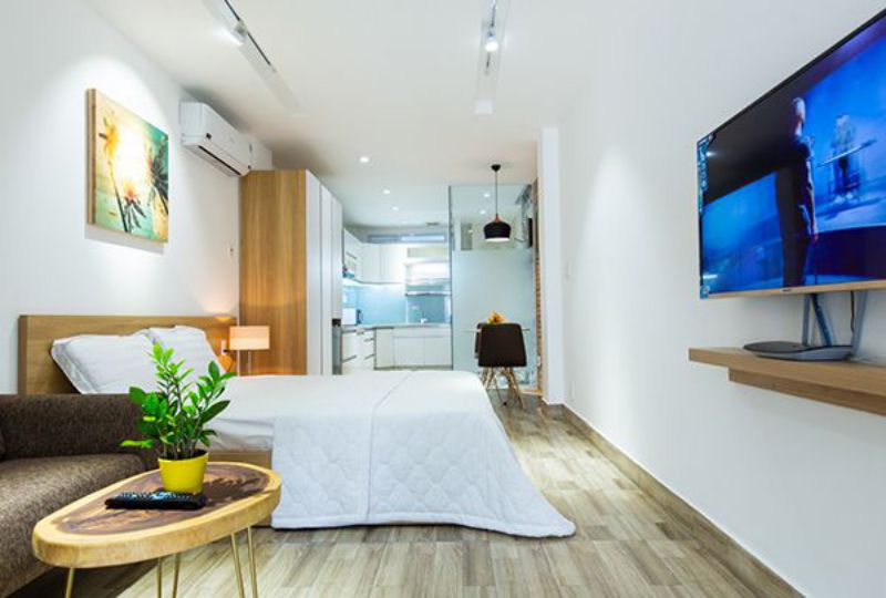 Now leasing a brand-new serviced apartment on Ho Hao Hon street Dist 1