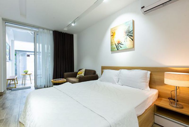 Now leasing a brand-new serviced apartment on Ho Hao Hon street Dist 1