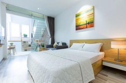 Nice serviced apartment for lease in Saigon city center Ho Hao Hon street
