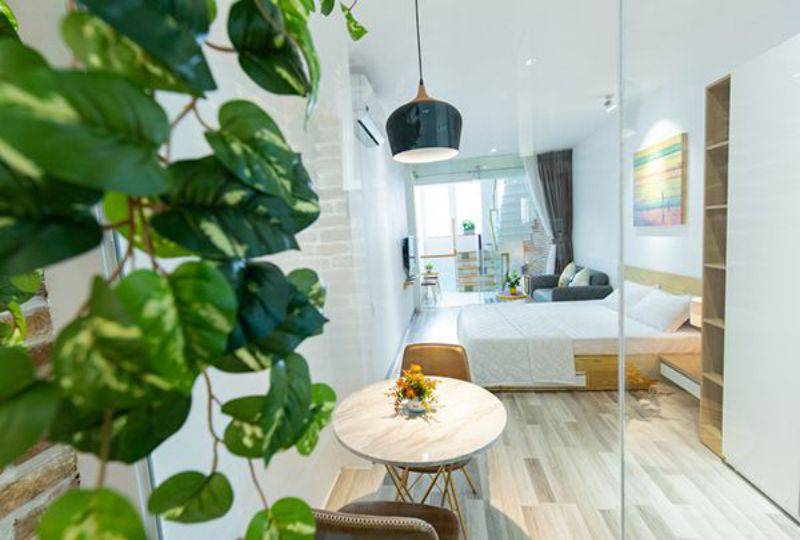 Nice serviced apartment for lease in Saigon city center Ho Hao Hon street