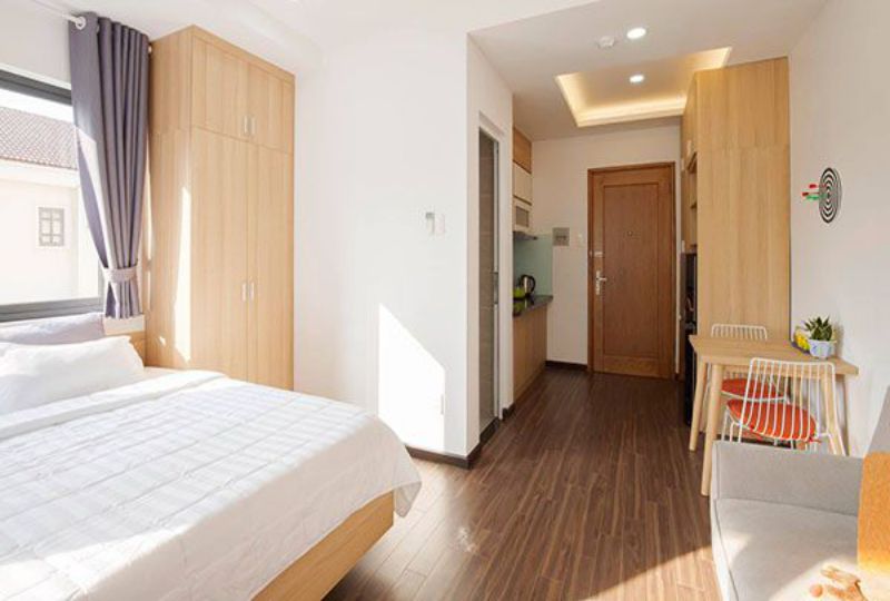 Nice studio serviced apartment for lease on Thao Dien area District 2