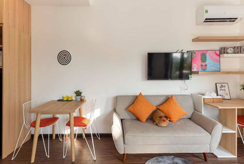 Nice studio serviced apartment for lease on Thao Dien area District 2