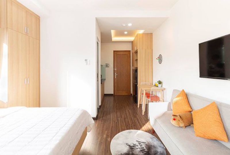Nice studio serviced apartment for lease on Thao Dien area District 2