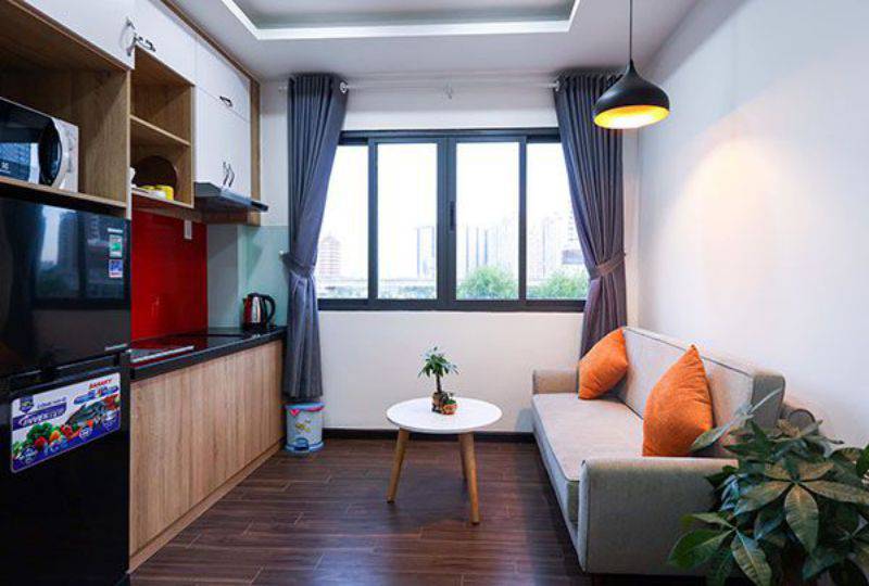 Bright serviced apartment on Thao Dien area for rent with fully services