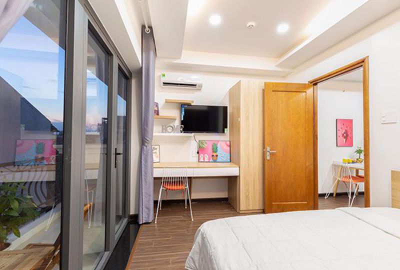 Bright serviced apartment on Thao Dien area for rent with fully services