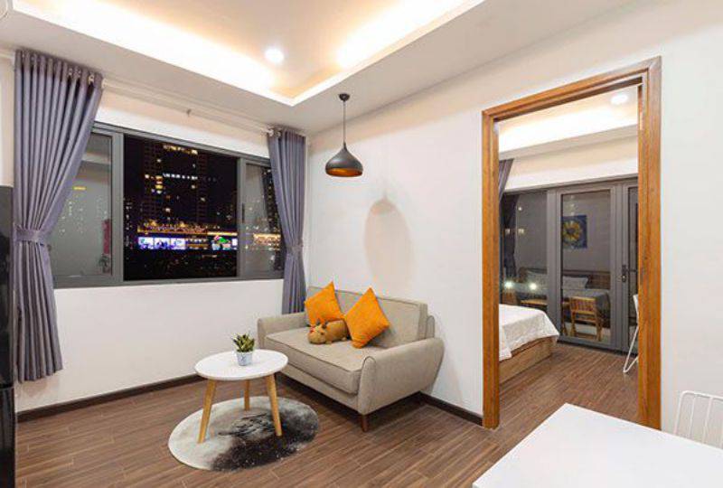 Bright serviced apartment on Thao Dien area for rent with fully services