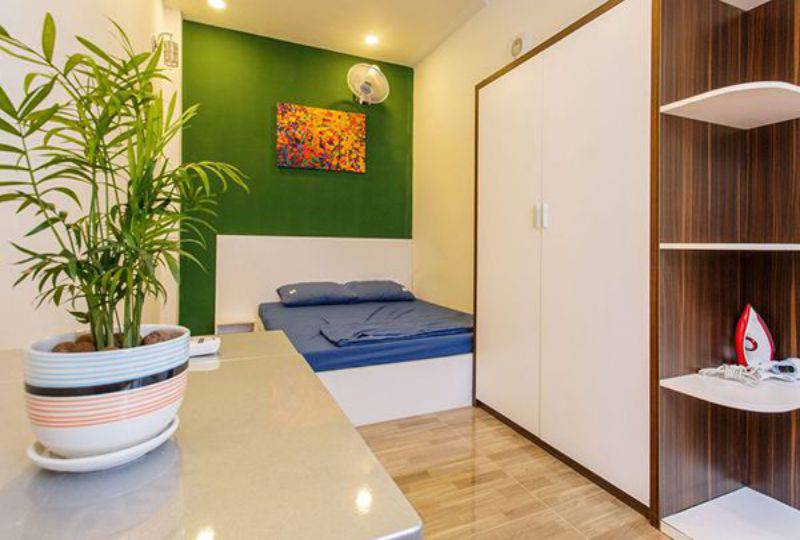 Cozy serviced apartment for lease on Hau Giang street Tan Binh Dist