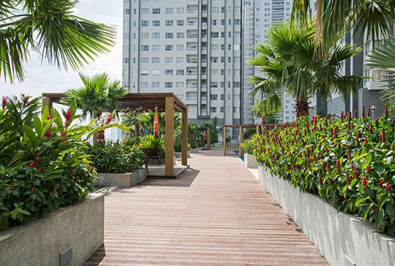 Two bedroom apartment on Sunrise City North for rent in District 7