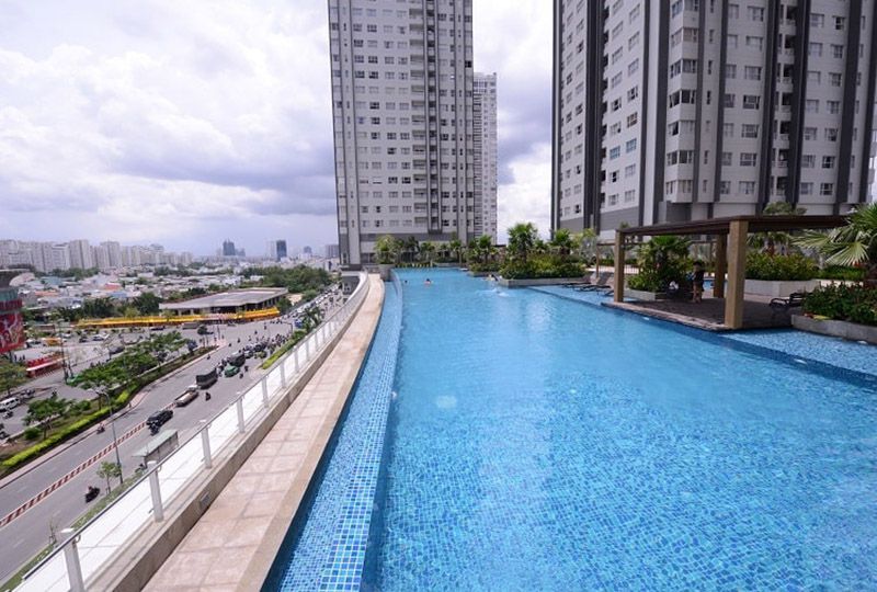 Two bedroom apartment on Sunrise City North for rent in District 7