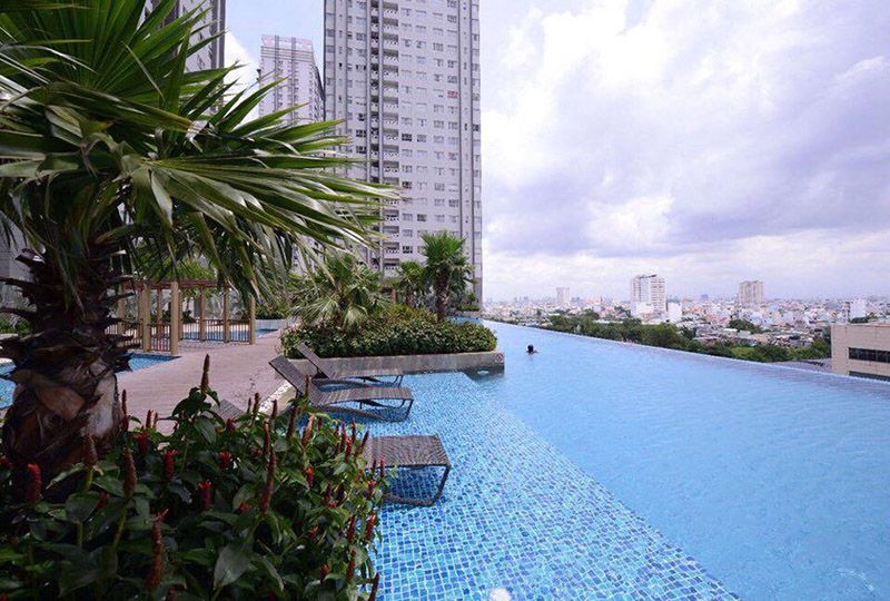 Two bedroom apartment on Sunrise City North for rent in District 7