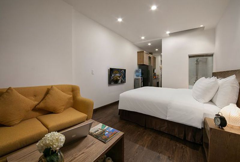 Cozy serviced apartment for lease on Pham Viet Chanh st Binh Thanh dist