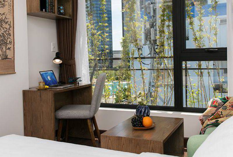 Cozy serviced apartment for lease on Pham Viet Chanh st Binh Thanh dist
