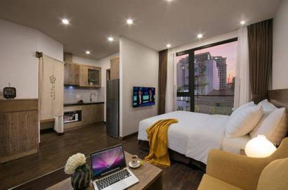 Nice studio serviced apartment for rent in Binh Thanh district Ho Chi Minh