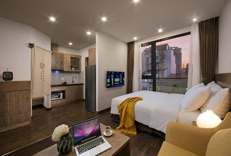 Nice studio serviced apartment for rent in Binh Thanh district Ho Chi Minh