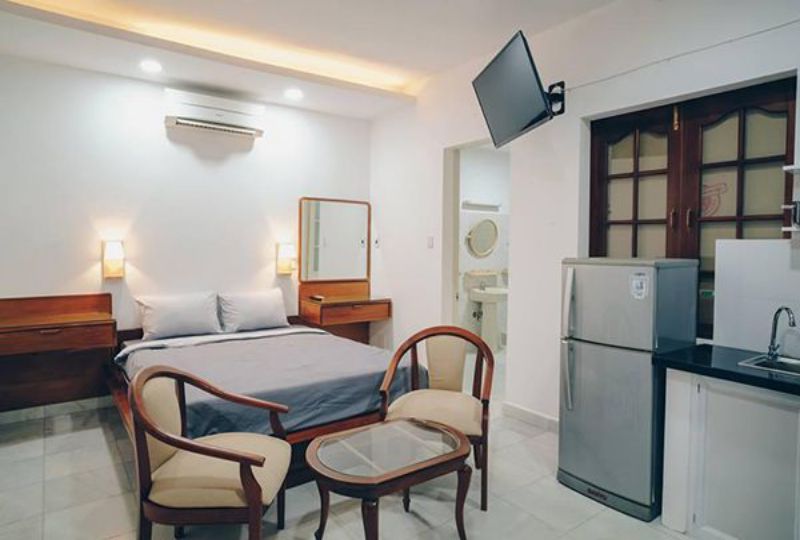 Studio for lease on Tran Dinh Xu street District 1 Ho Chi Minh city center