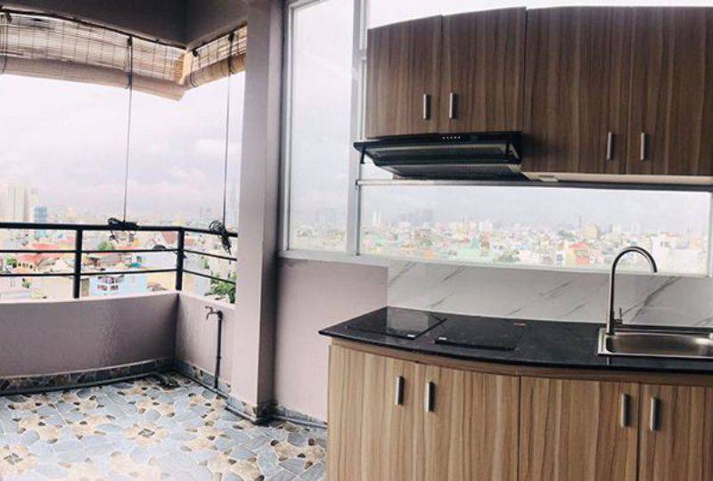 Serviced apartment for rent in Binh Thanh District HCM Phan Van Tri street