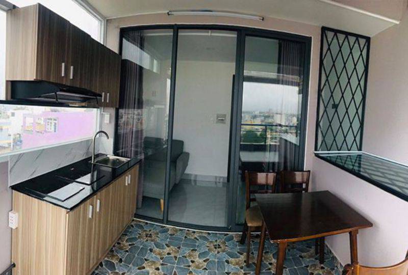 Serviced apartment for rent in Binh Thanh District HCM Phan Van Tri street