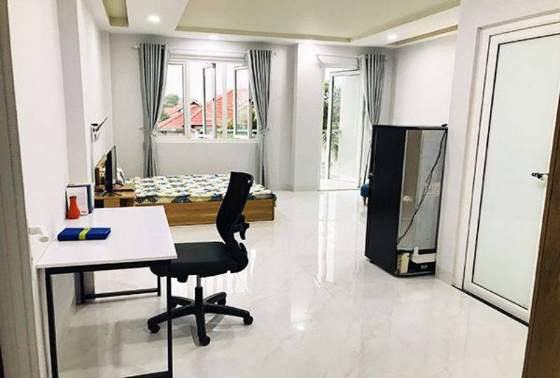 Serviced apartment for rent in Thao Dien area District 2 with nice balcony