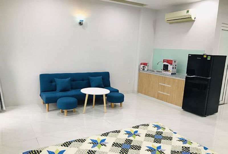Serviced apartment for rent in Thao Dien area District 2 with nice balcony