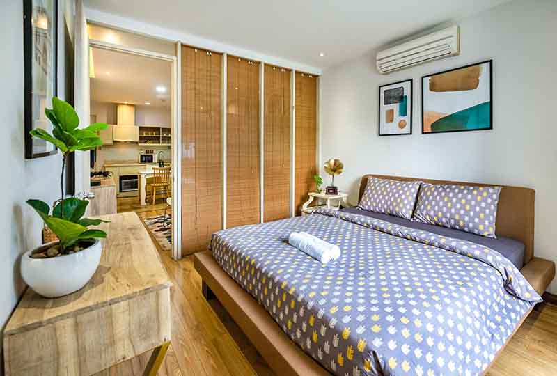 Nice serviced apartment for rent on Nguyen Van Troi street Phu Nhuan Dist