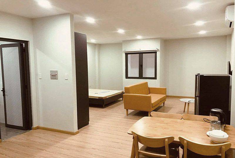 Serviced apartment for rent in Tan Binh District Yen The street