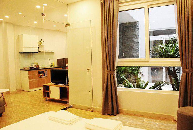 Nice serviced apartment for rent in district 3 Ho Chi Minh Vo Thi Sau street