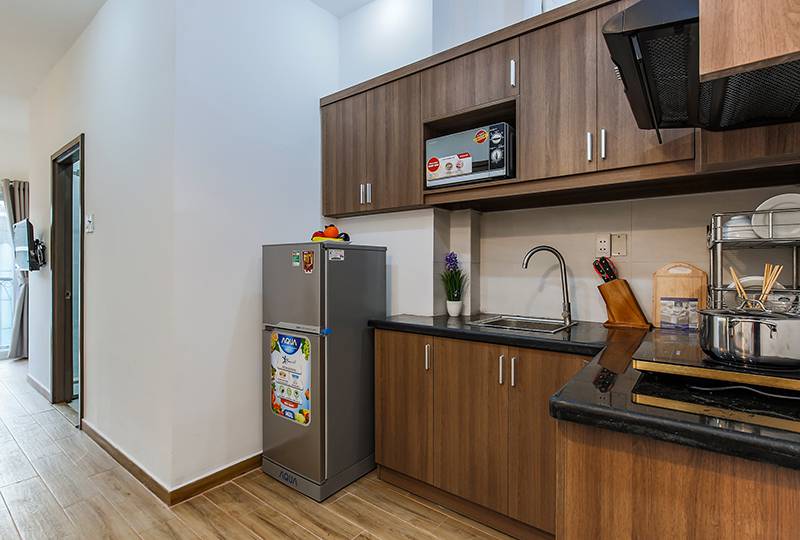 Serviced apartment for rent in District 1 Saigon on Tran Nhat Duat Street