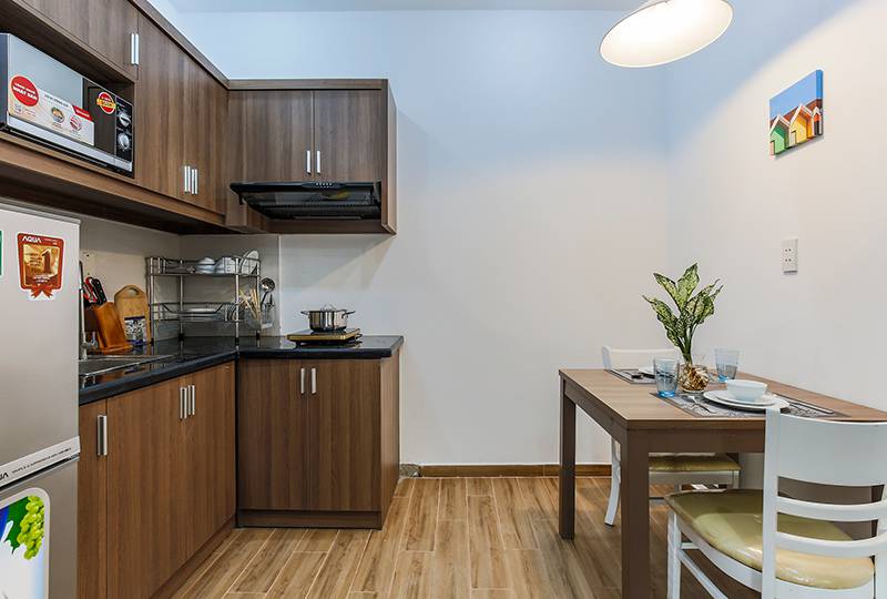 Serviced apartment for rent in District 1 Saigon on Tran Nhat Duat Street