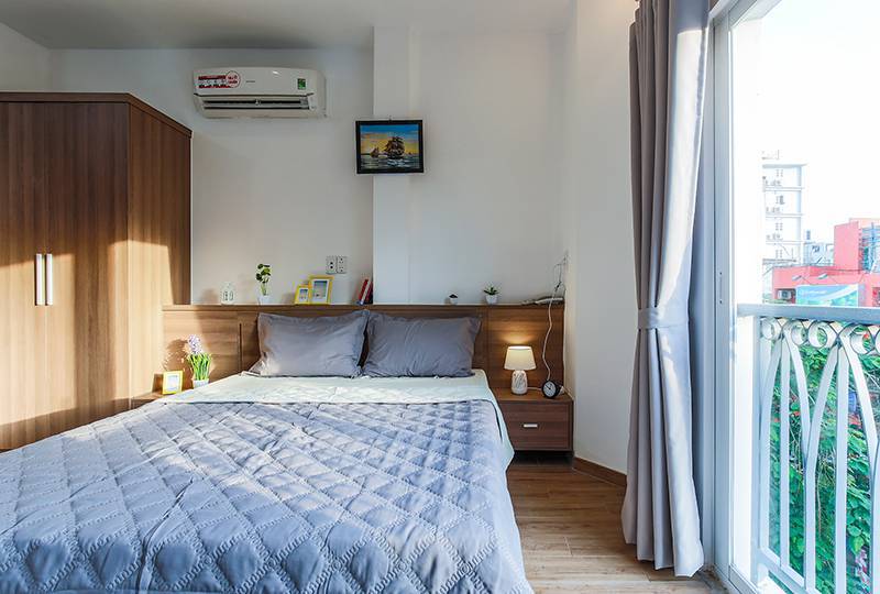 Serviced apartment for rent in District 1 Saigon on Tran Nhat Duat Street
