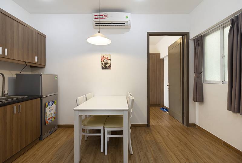 Now leasing a serviced apartment in on Tan Dinh area District 1 HCMC 
