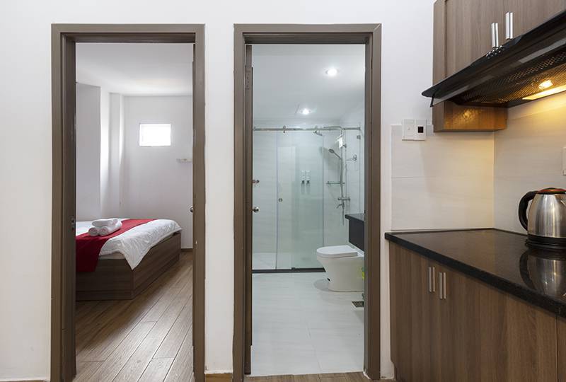 Now leasing a serviced apartment in on Tan Dinh area District 1 HCMC 