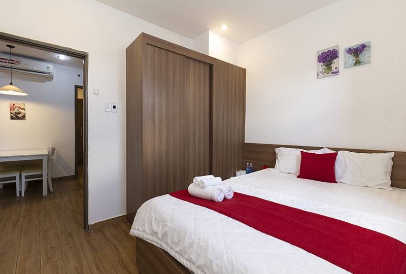 Now leasing a serviced apartment in on Tan Dinh area District 1 HCMC 