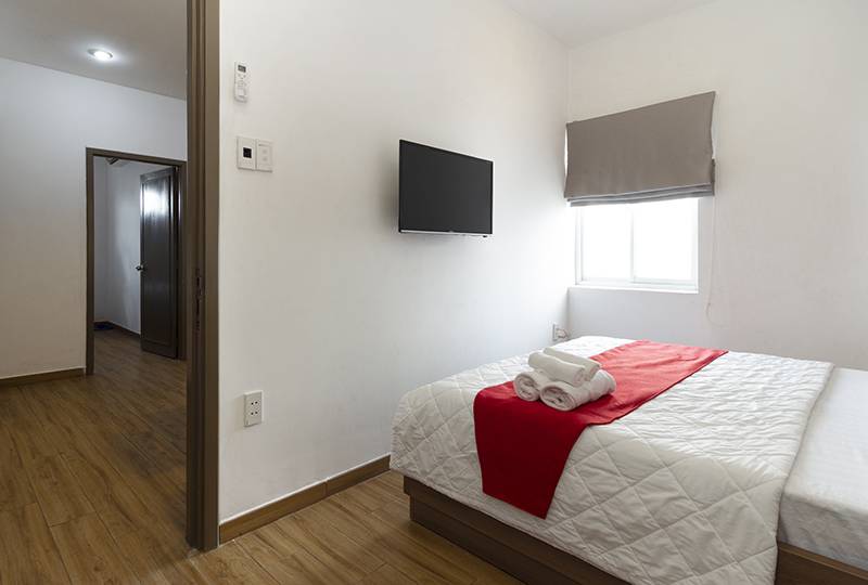 Now leasing a serviced apartment in on Tan Dinh area District 1 HCMC 