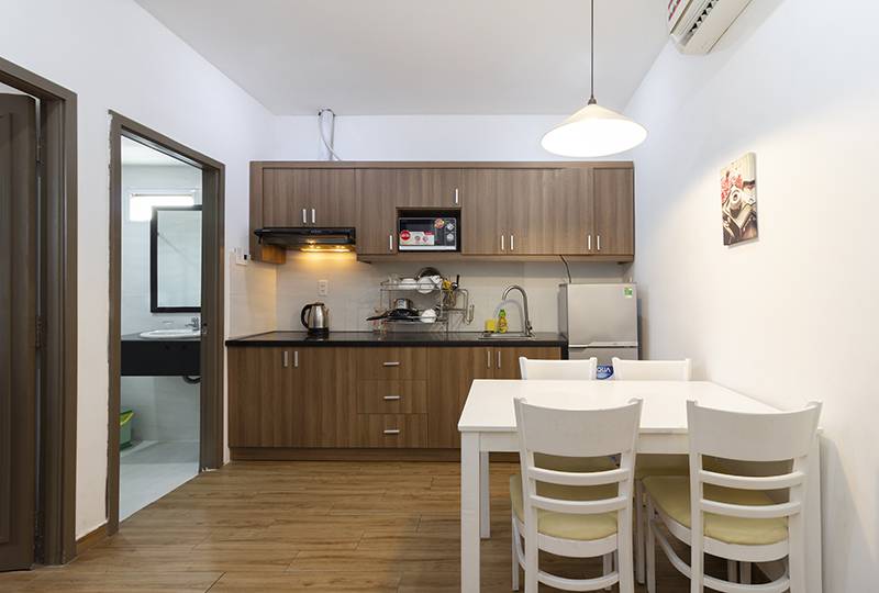 Now leasing a serviced apartment in on Tan Dinh area District 1 HCMC 
