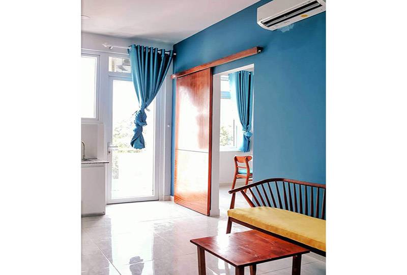 Bright serviced apartment in Binh Thanh district for rent with fully serviced