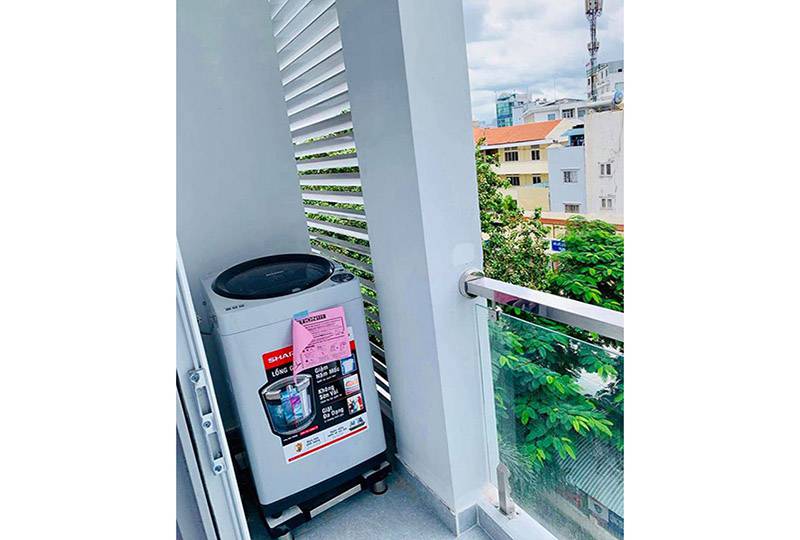Bright serviced apartment in Binh Thanh district for rent with fully serviced