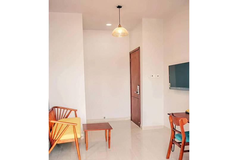 Bright serviced apartment in Binh Thanh district for rent with fully serviced