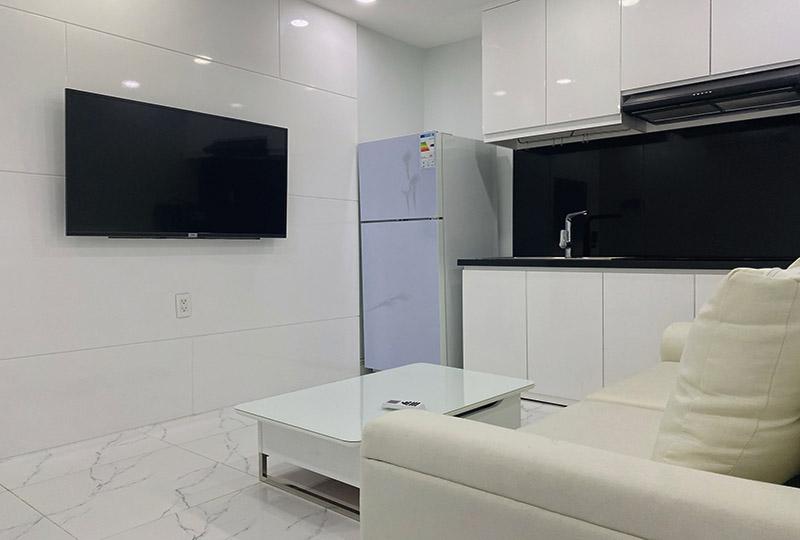 Serviced apartment for rent in Binh Thanh district on Nguyen Duy street