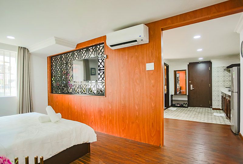 The 1 bedroom serviced apartment renting in Phu Nhuan District - Saigon