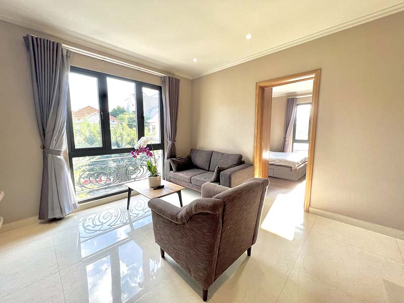 Serviced apartment for rent in Thao Dien area District 2 with swimming pool